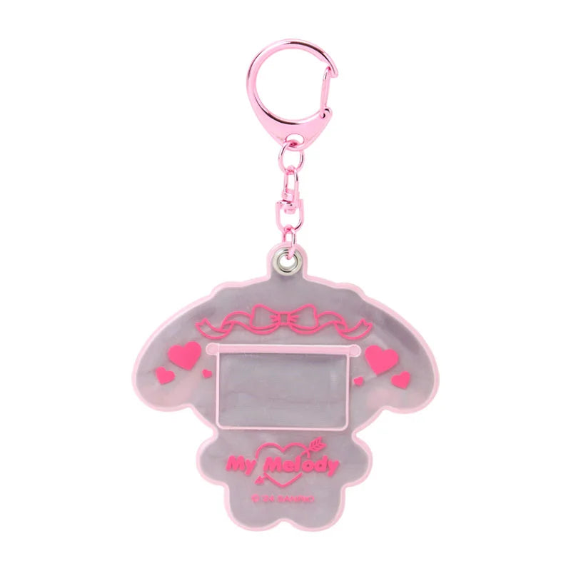 My Melody Name Holder Keyring