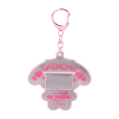 My Melody Name Holder Keyring