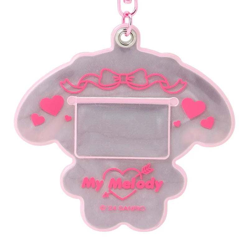 My Melody Name Holder Keyring