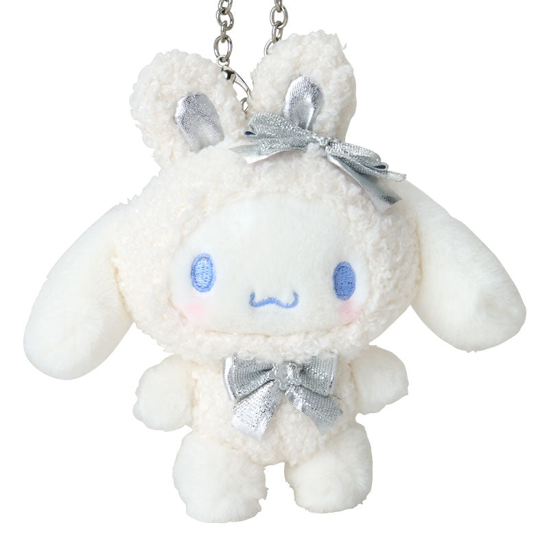 Cinnamoroll Snow Keychain with Mascot