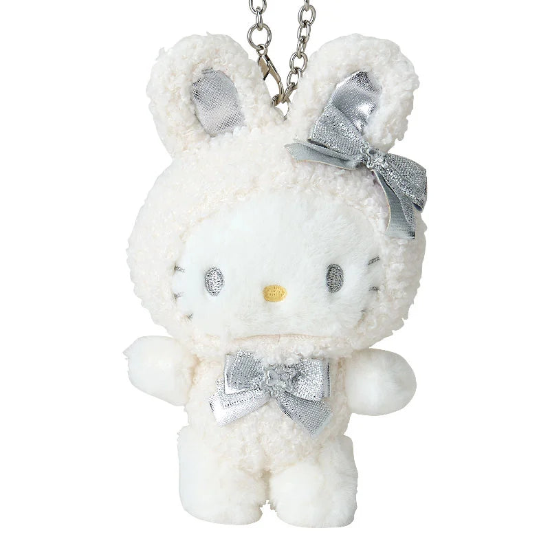 Hello Kitty Snow Keychain with Mascot