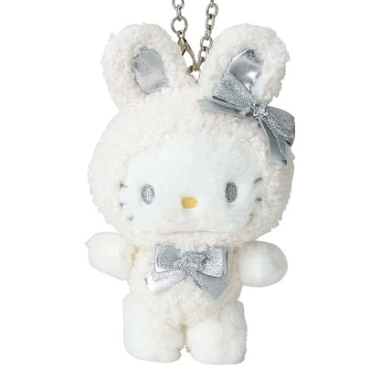 Hello Kitty Snow Keychain with Mascot