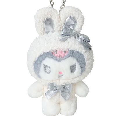 Kuromi Snow Keychain with Mascot