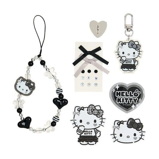 Hello Kitty Monochrome Decorative Charm