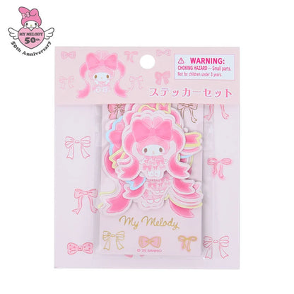 My Melody 50th Anniversary Ribbon Stickers
