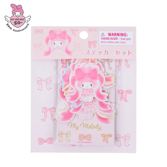 My Melody 50th Anniversary Ribbon Stickers