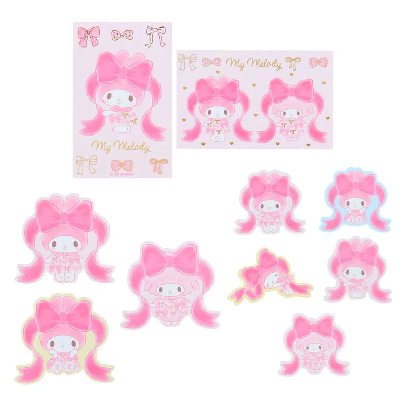 My Melody 50th Anniversary Ribbon Stickers