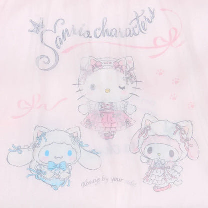 Sanrio Characters Mix White Cat Ballerina Drawstring Bag