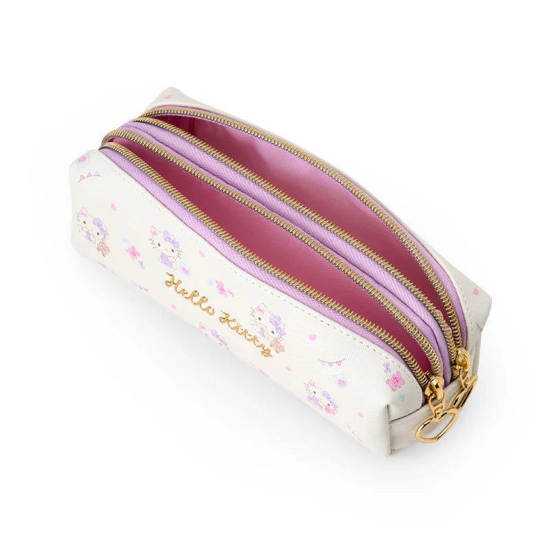 Hello Kitty Double Zipper Pen Pouch