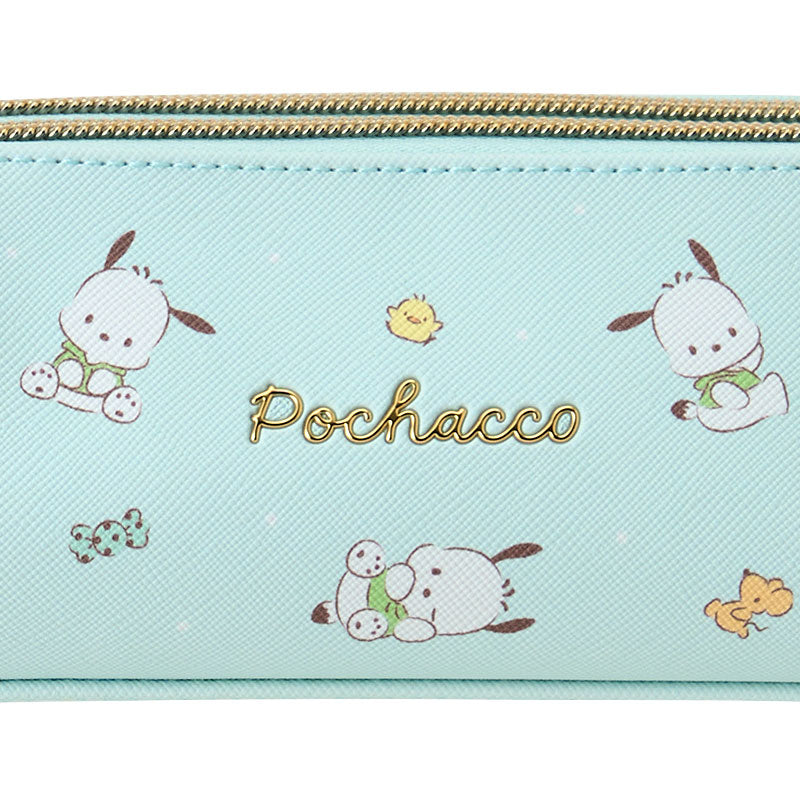 Pochacco Double Zipper Pen Pouch