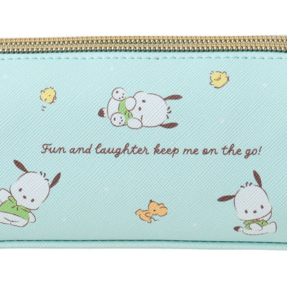 Pochacco Double Zipper Pen Pouch