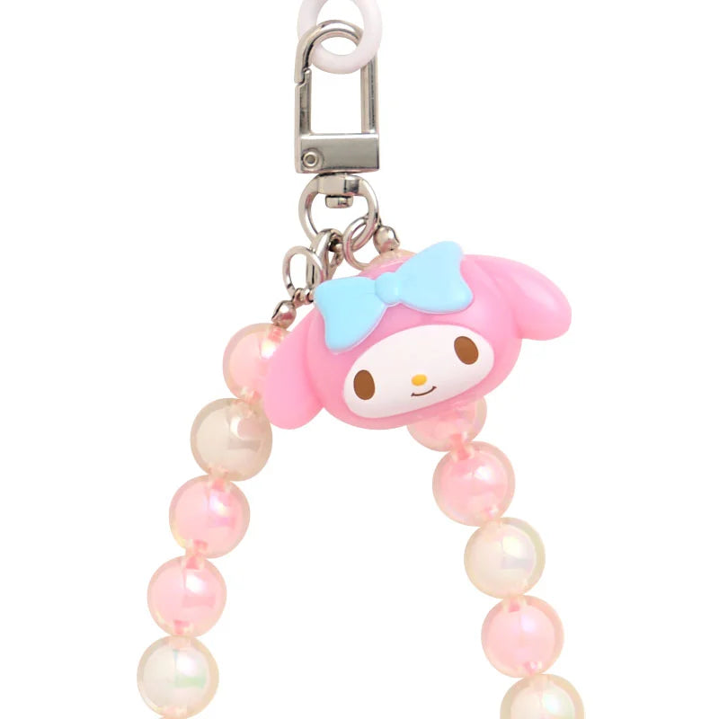My Melody Beads Hand Strap Phone Charm
