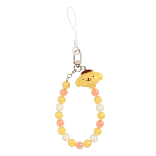 Pompompurin Beads Hand Strap Phone Charm