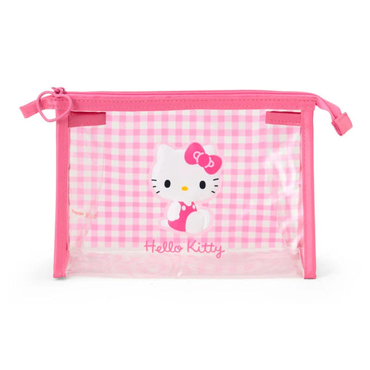 Hello Kitty Gingham PVC Pouch