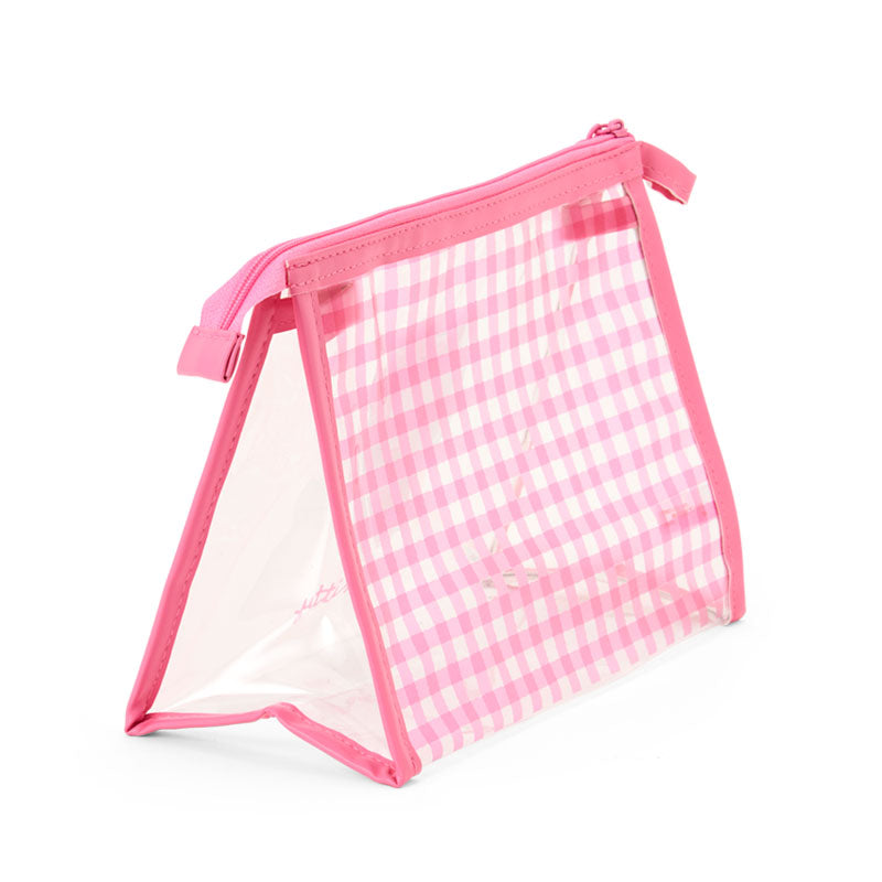 Hello Kitty Gingham PVC Pouch