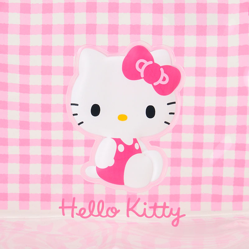 Hello Kitty Gingham PVC Pouch