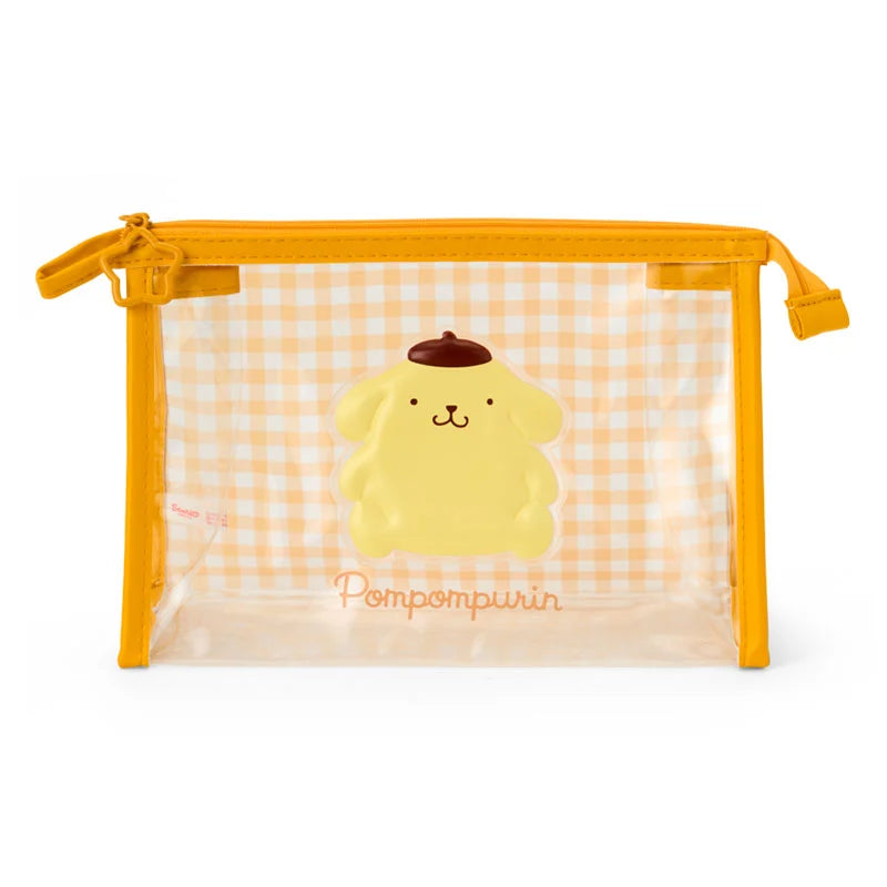 Pompompurin Gingham PVC Pouch