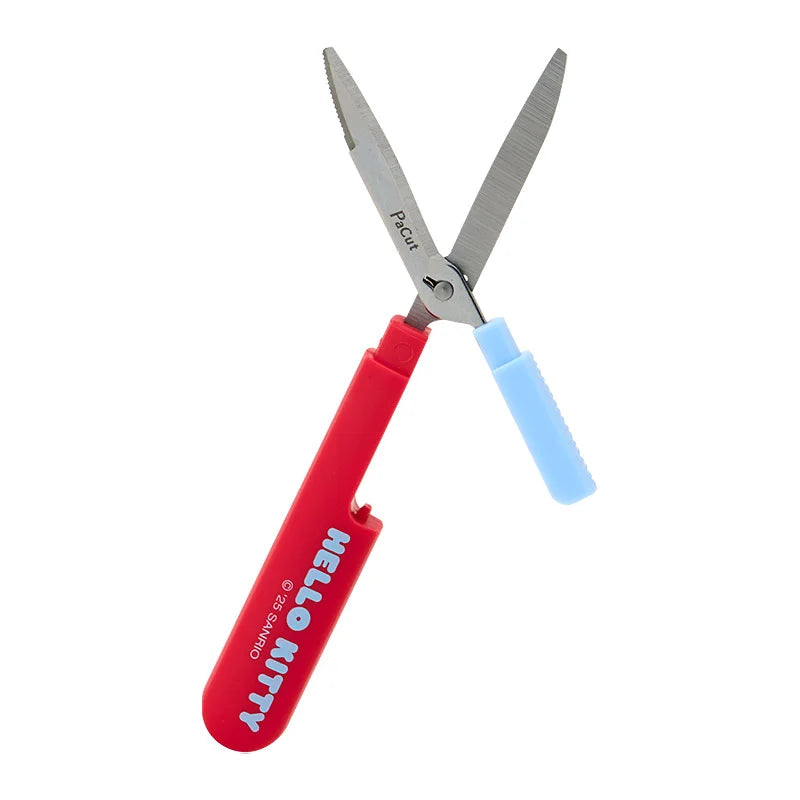 Hello Kitty Checkered Portable Scissors