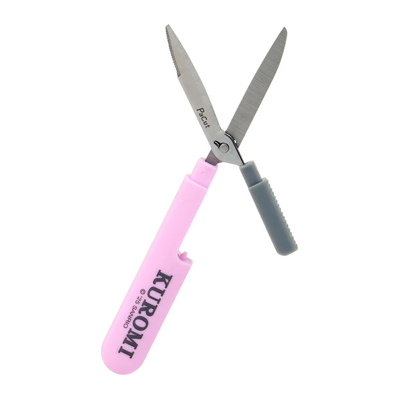Kuromi Checkered Portable Scissors