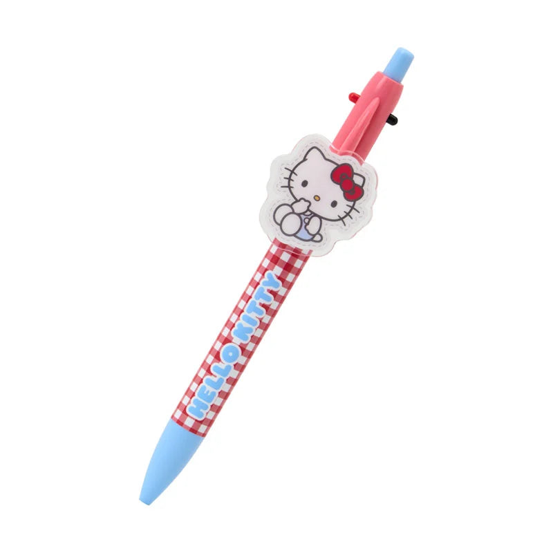 Hello Kitty Checkered Multi-Colored Ballpoint Pen