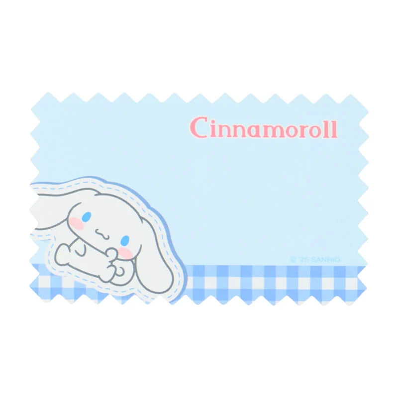 Cinnamoroll Checkered Memo Pad in Case