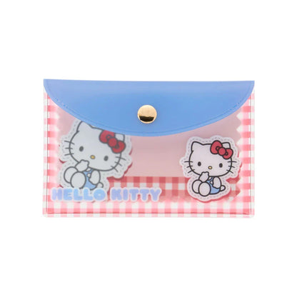 Hello Kitty Checkered Memo Pad in Case