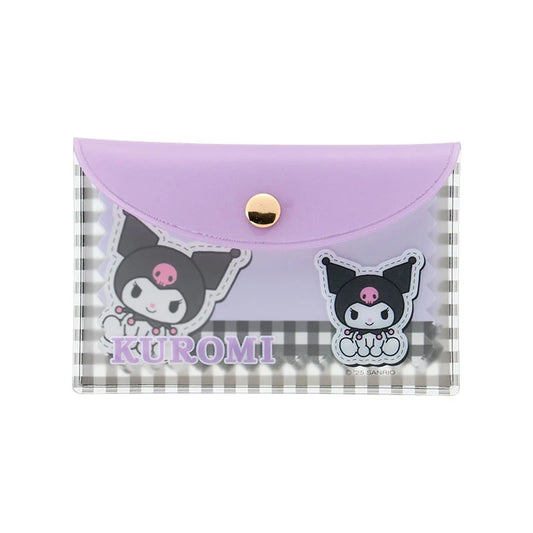 Kuromi Checkered Memo Pad in Case