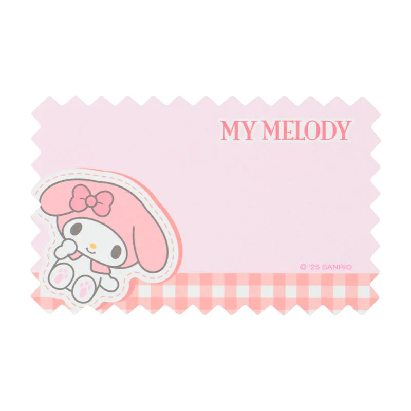 My Melody Checkered Memo Pad in Case
