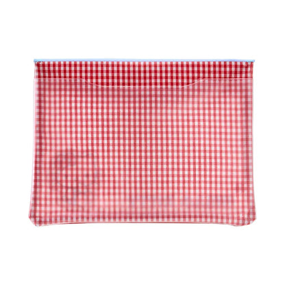Hello Kitty Checkered PVC Flat Case