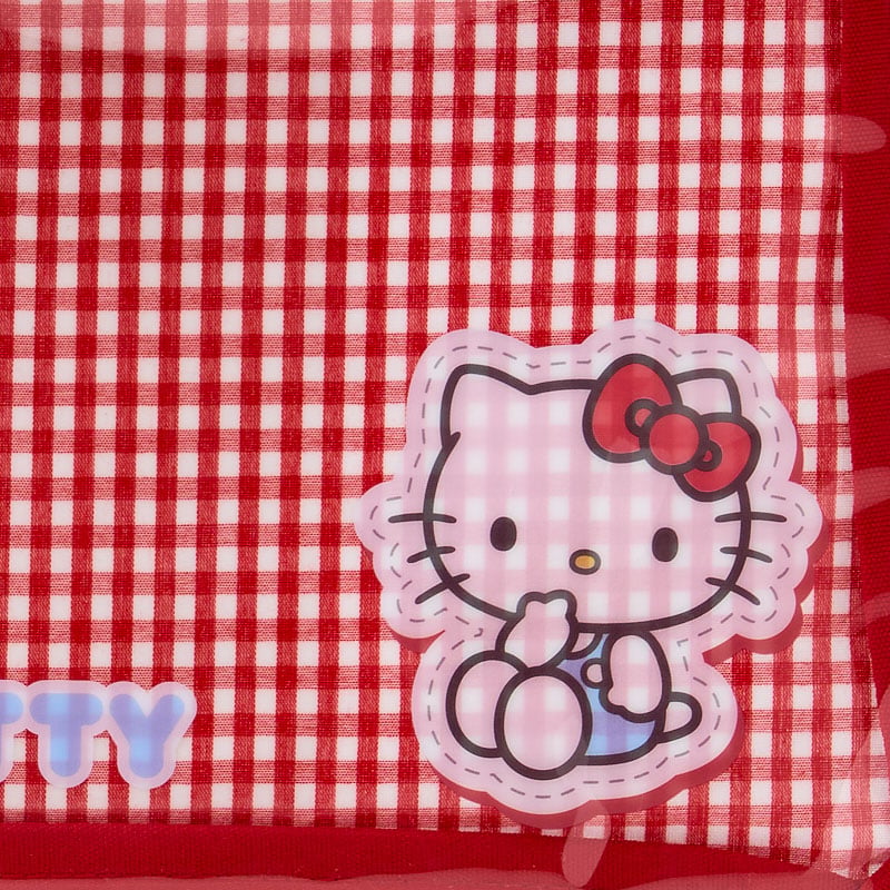 Hello Kitty Checkered PVC Flat Case