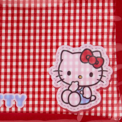 Hello Kitty Checkered PVC Flat Case