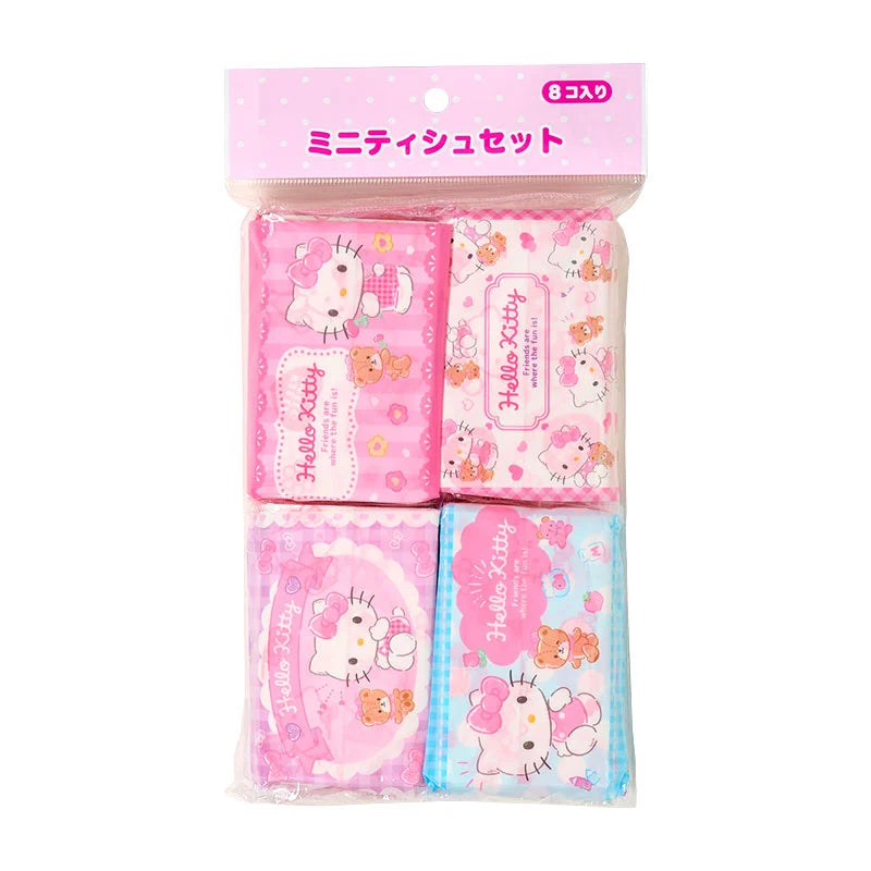 Hello Kitty Mini Tissues 8 Pack