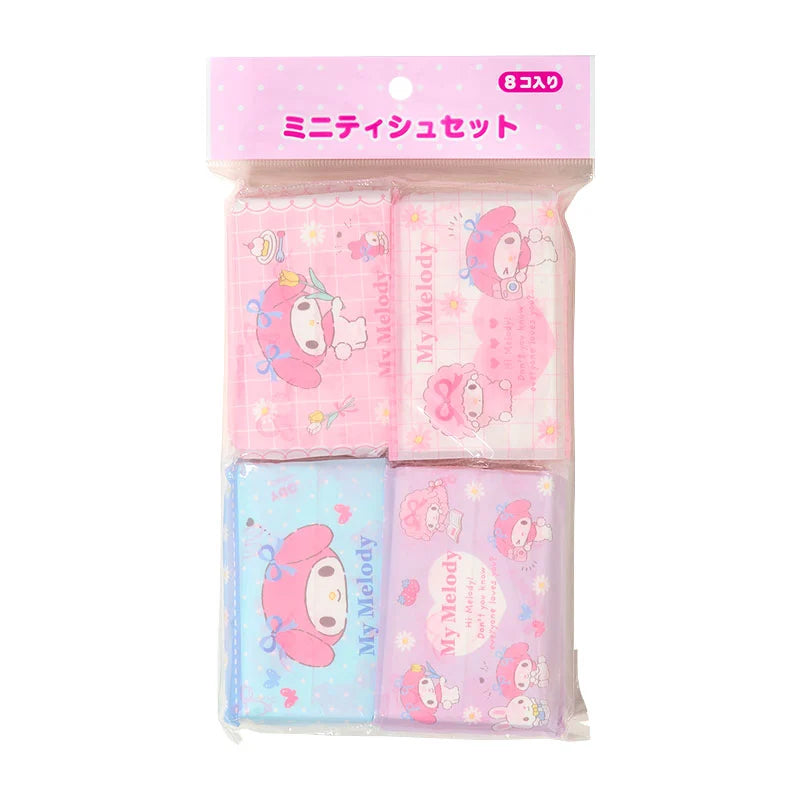 My Melody Mini Tissues 8 Pack
