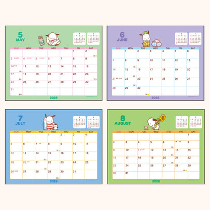 Pochacco 2026 Desk Calendar