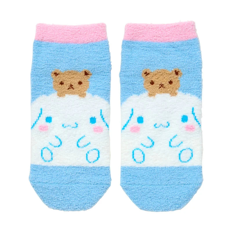 Cinnamoroll Face Fluffy Socks