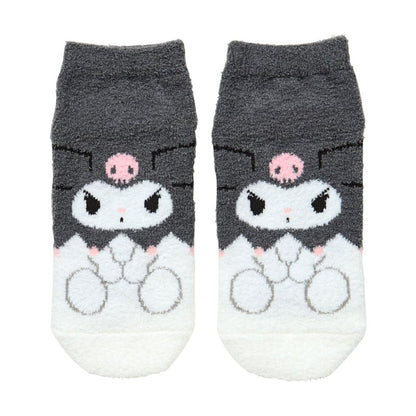 Kuromi Face Fluffy Socks