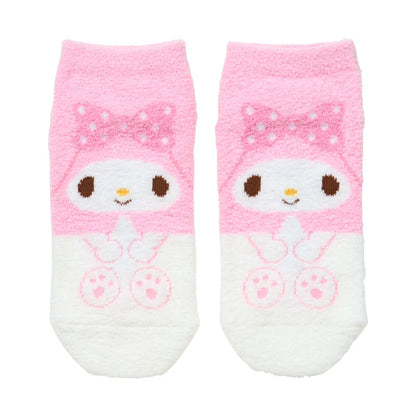 My Melody Face Fluffy Socks