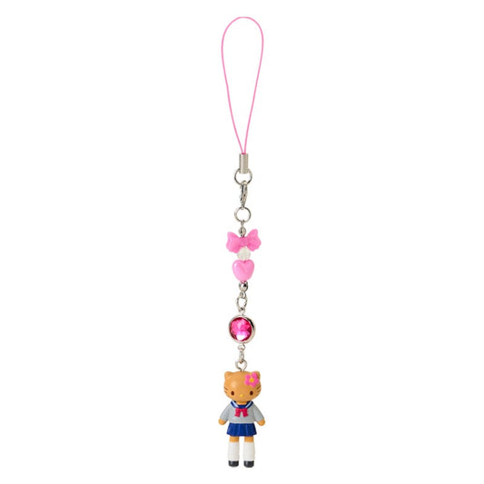 Hello Kitty Sanrio Closet Collection Cellphone Charm (Uniform Style 2)