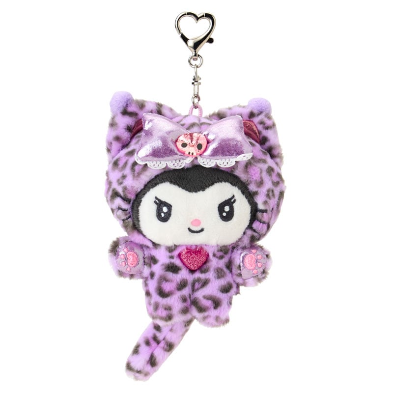Kuromi Gal Cat Keyring with Mascot