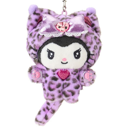 Kuromi Gal Cat Keyring with Mascot