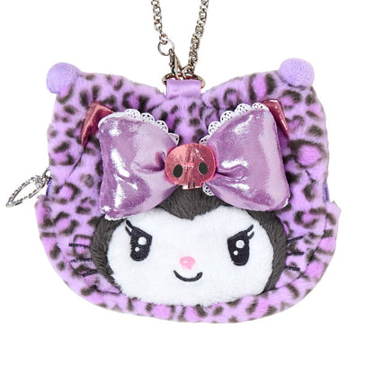 Kuromi Gal Cat Face Shaped Pouch
