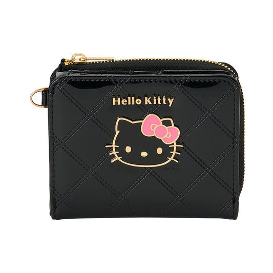 Hello Kitty Face Black Foldable Wallet