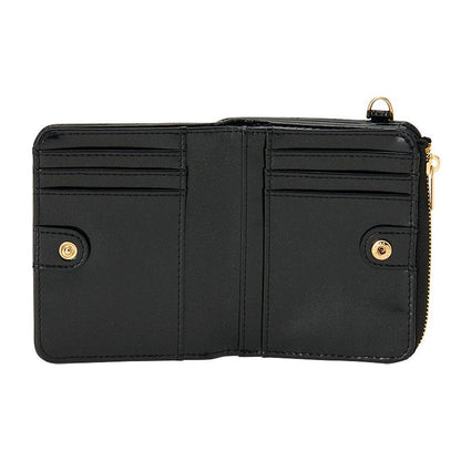 Hello Kitty Face Black Foldable Wallet