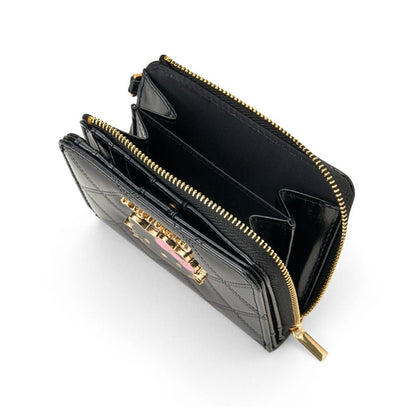 Hello Kitty Face Black Foldable Wallet