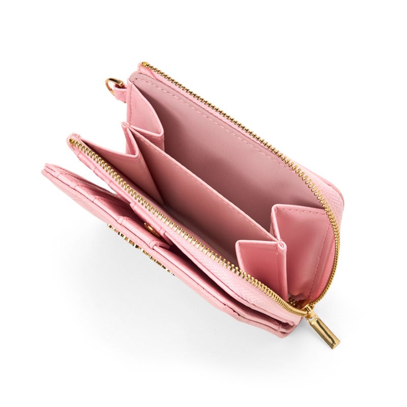 Hello Kitty Face Pink Foldable Wallet