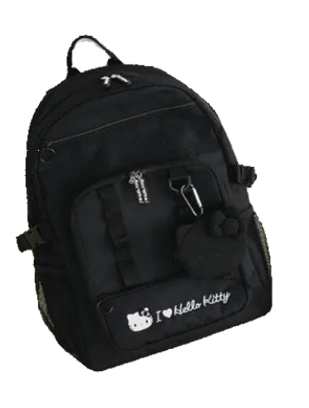 I Love Hello Kitty Black 16.5" Backpack