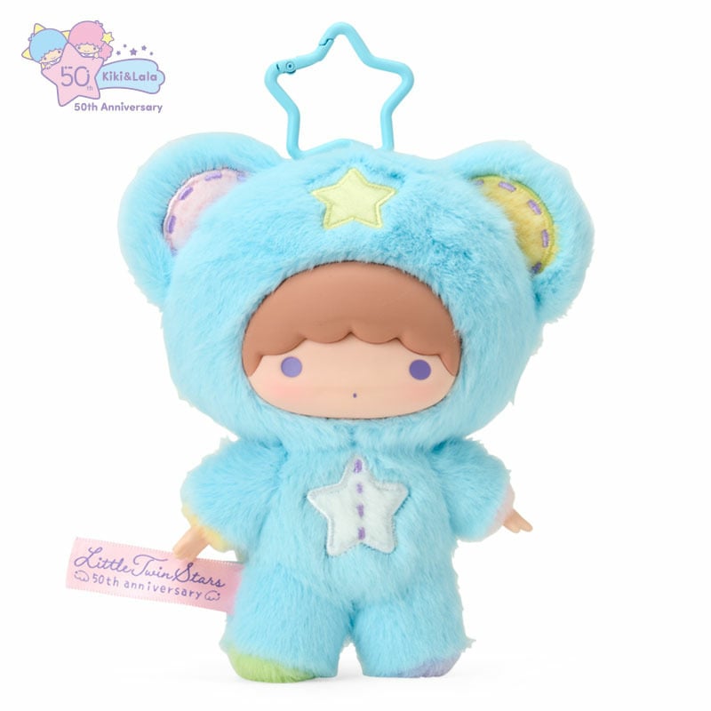 Little Twin Stars 50th Anniversary Kiki Keyring with Mascot