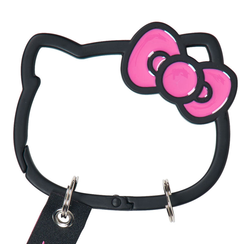 I Love Hello Kitty Black Carabiner Keyring