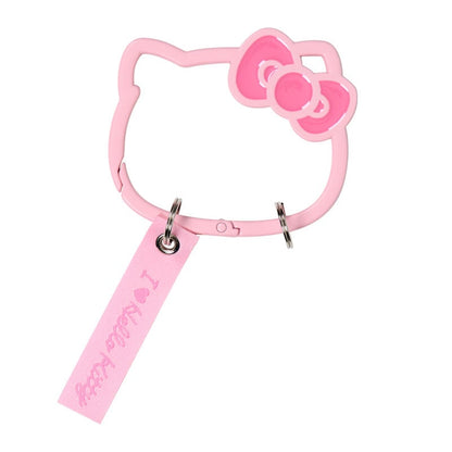 I Love Hello Kitty Pink Carabiner Keyring