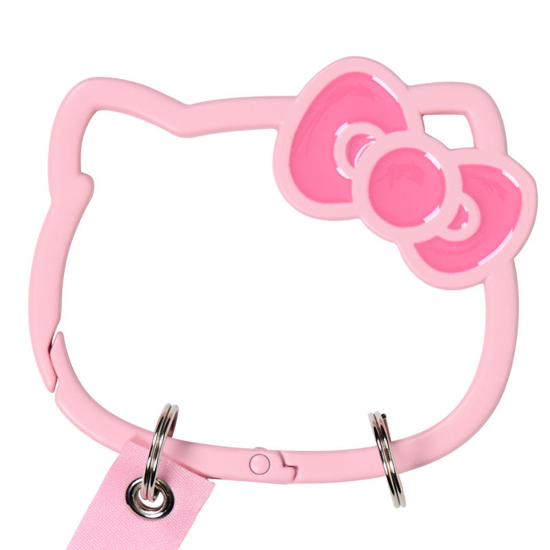 I Love Hello Kitty Pink Carabiner Keyring